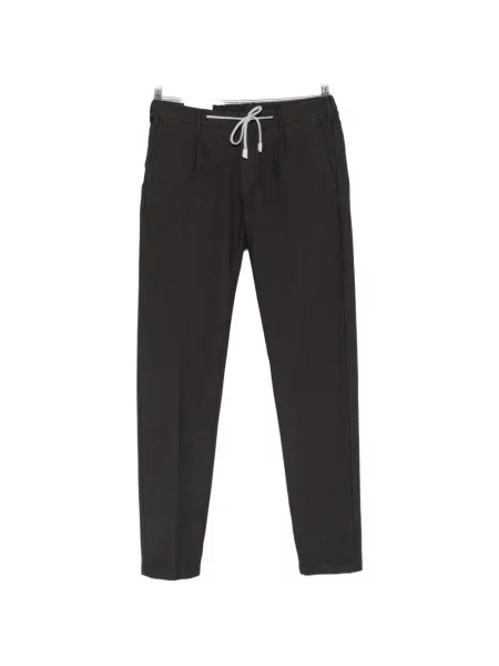 Pantaloni Eleventy cu cordon gri