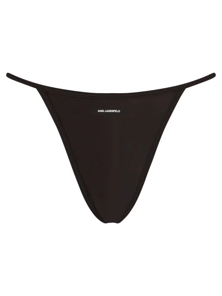 Palton Karl Lagerfeld din satin negru