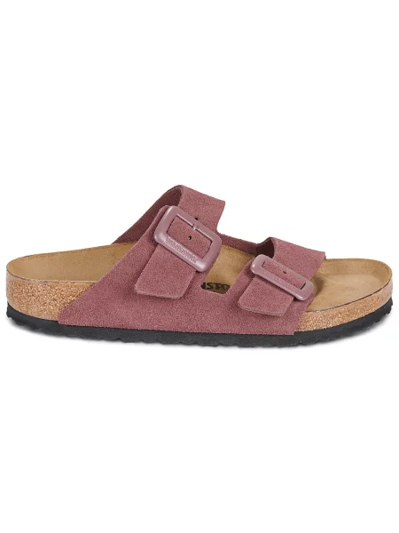 Šľapky Birkenstock s prackou fialová
