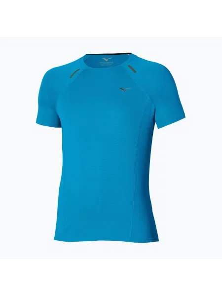 Tricou de alergare pentru bărbați Mizuno Active Dryaeroflow blue jewel albastru