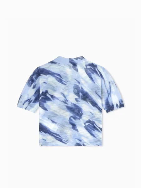 Футболка Armani Exchange голубая