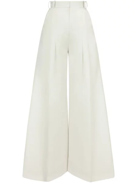 Pantaloni Nina Ricci alb