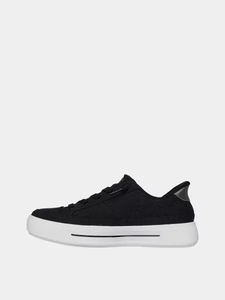 Кожаные кеды Skechers черные