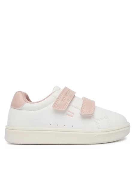 Sneakersy Tommy Hilfiger Low Cut Velcro Sneaker M Krémová