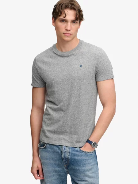 Superdry & Co Tricou Essential amestecat gri