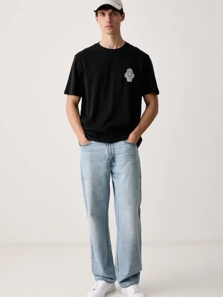 HUGO tricou pentru bărbați din Dulos negru
