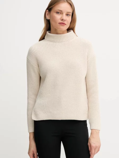 Joop! pulover de lână light cu turtleneck bej