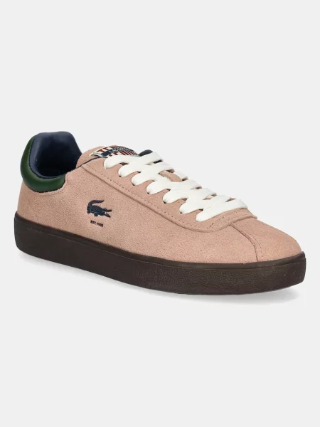 Кожени маратонки Lacoste BASESHOT оранжево