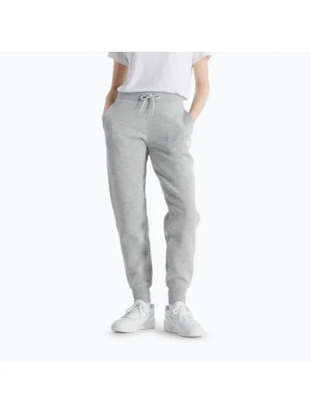 Дамски панталони New Balance Fleece Jogger athletic grey сиво
