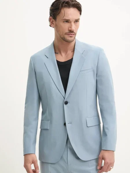 Volnen suknjič HUGO modra