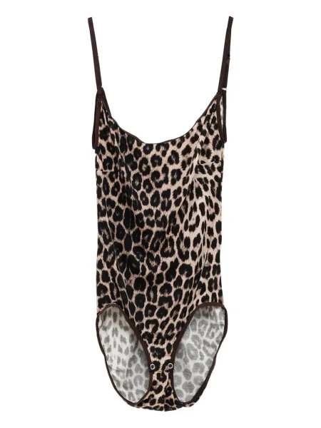 Body Baserange cu imagine cu model leopard maro