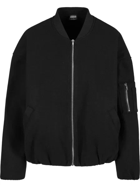 Urban Classics Geacă de primăvară-toamnă negru