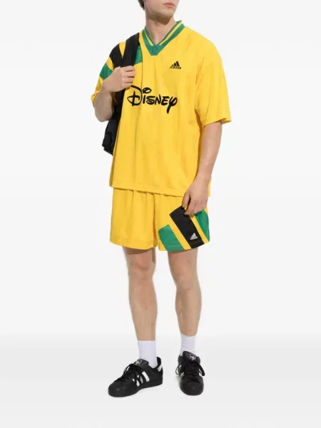 Tricou Adidas cu imagine galben