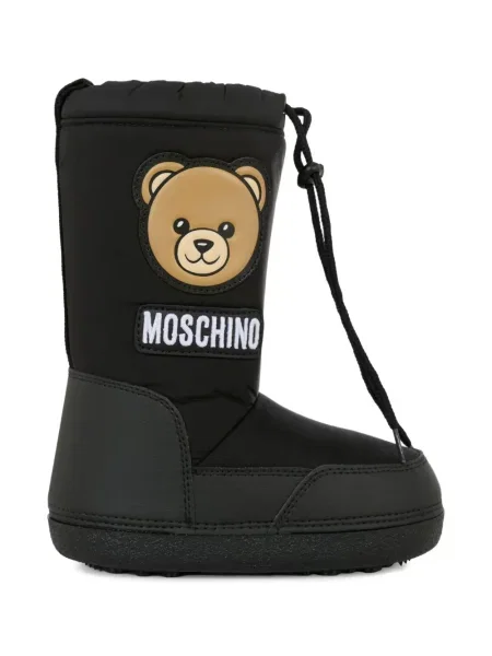 Botki dziecięce Moschino czarne