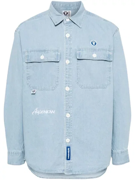 Риза Aape By *a Bathing Ape® синьо