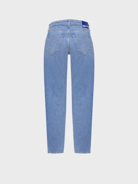 Прямі джинси Karl Lagerfeld Jeans бавовна/еластан синій