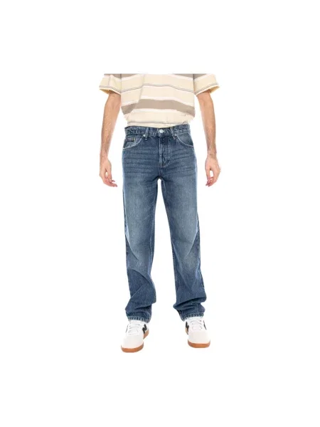 Jeansy o kroju straight leg z 5 model ‘EDGE’ Only & Sons niebieskie