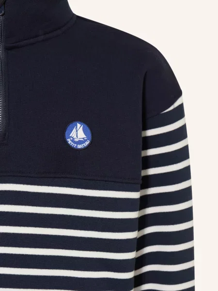 Petit Bateau Bluza blau biała
