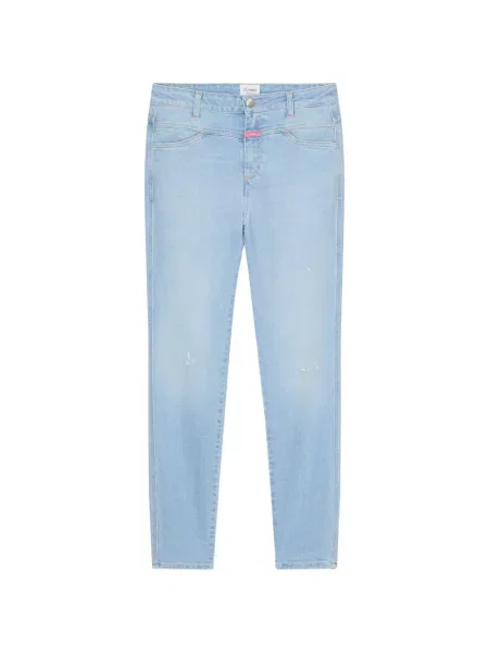 Blugi skinny Closed Skinny Pusher skinny fit albastru