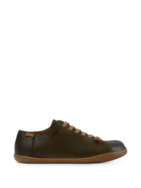 Sneakerși Camper din piele verde