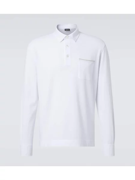 Polo Zegna alb