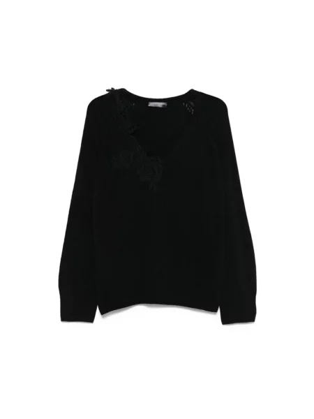 Sweter Ermanno Scervino z kaszmiru czarny