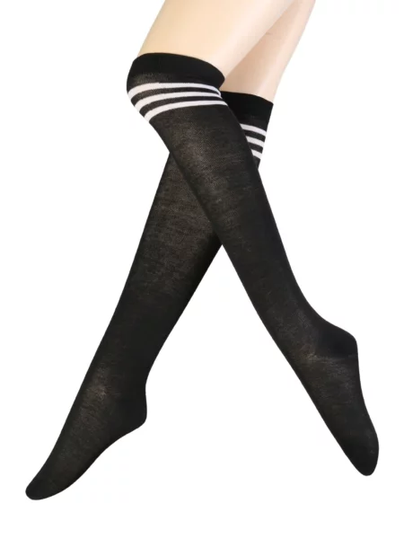 Sokisahtel Κάλτσες LIZZY cotton knee-highs' μαύρο