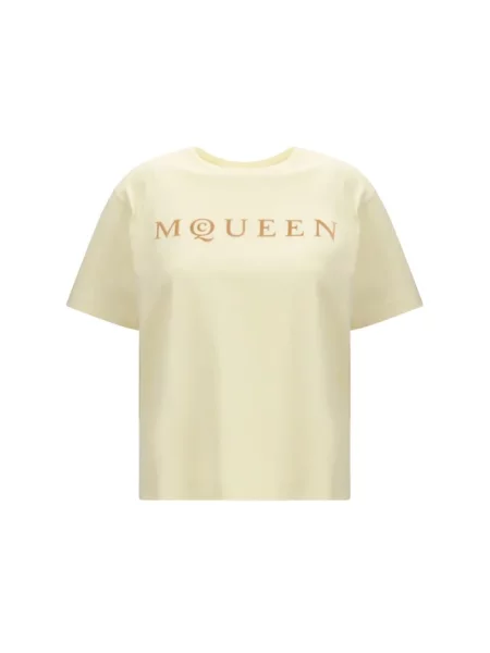 Koszulka Alexander Mcqueen beżowa