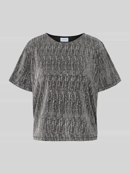 T-shirt krótki z okrągłym dekoltem model ‘SILNA’ Vila