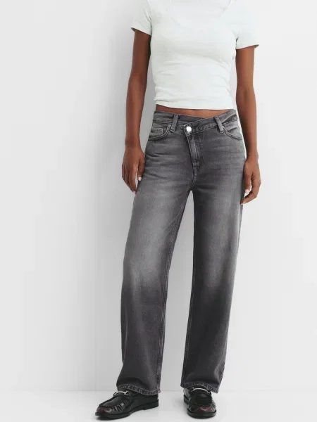 Pull&Bear Jeans denim gri
