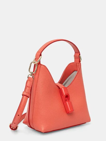 Кожаная сумка хобо Furla