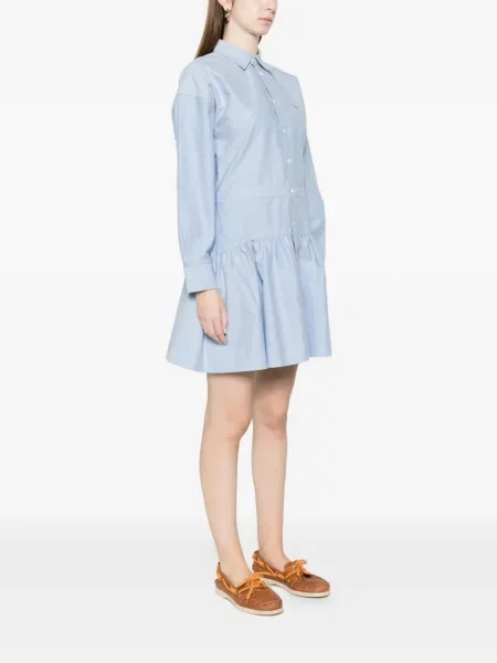 Καρό σλιπ σετ Polo Ralph Lauren με βολάν φανελένια πράσινο