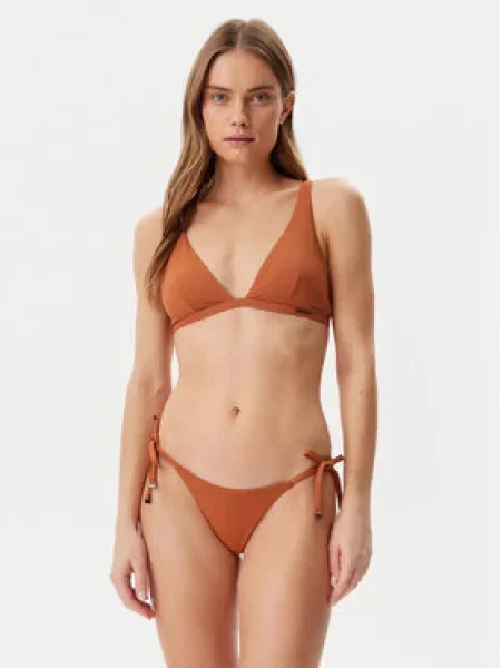 Plavky Calvin Klein Swimwear hnědé