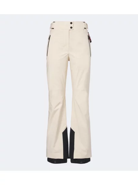 Pantaloni de schi Moncler Grenoble alb