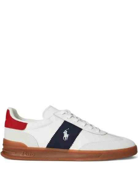Șapcă Polo Ralph Lauren cu broderie din țesătură twill în carouri albastru