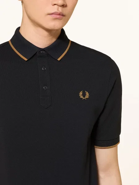 Fred Perry Piqué Polokošile / tmavě oranžová černá