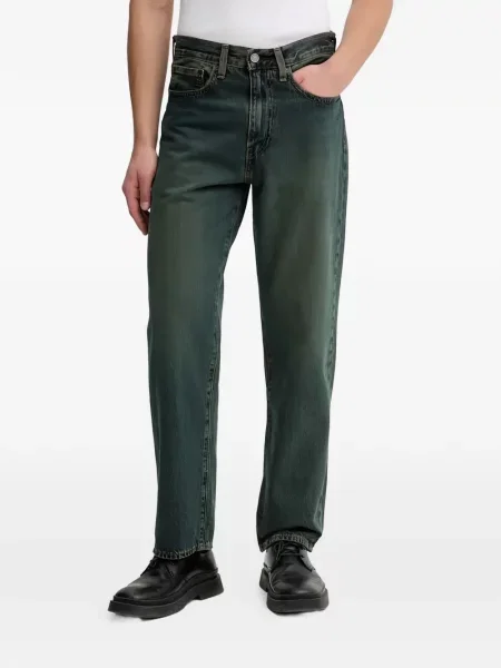 Blugi drepți Levi's® evazate verde
