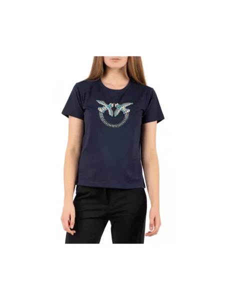 PINKO T-Shirt Quentin granatowy