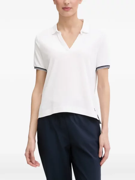 Gulerat tricou polo Helly Hansen alb