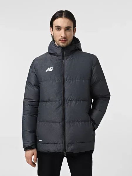 New Balance Team Base Зимова куртка Текстиль сірий