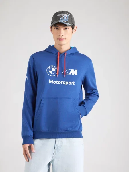 PUMA Mikina BMW MMS Ess modrá biela