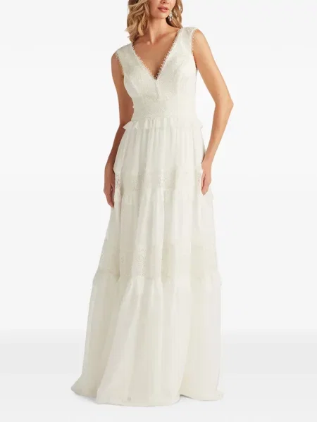 Rochie maxi Tadashi Shoji din dantelă