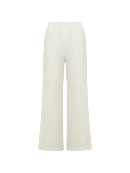 Pantaloni 120% Lino de in alb