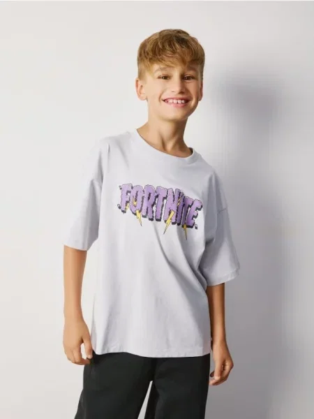 Reserved tričko Fortnite svetlomodrá