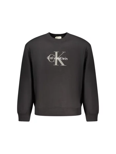 Calvin Klein Bluzy Mężczyzna Cotton Sweatshirt czarny