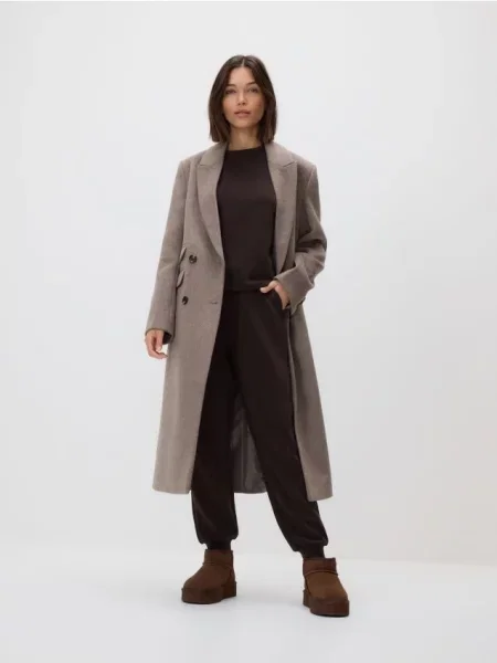 Reserved Джогери з модалом темно коричневий