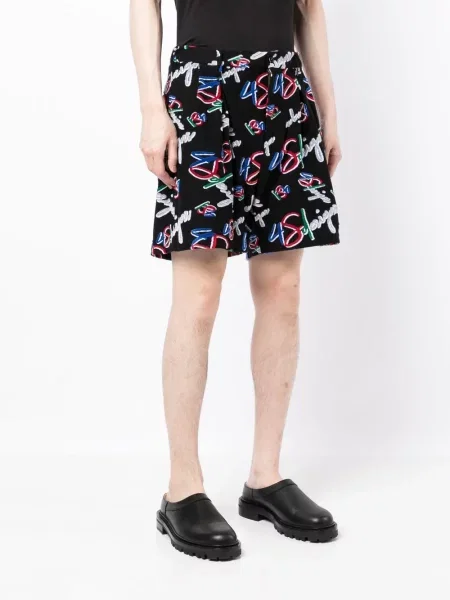 Sametové kraťasy 4sdesigns s potiskem