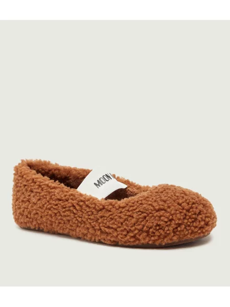 Moon Boot De lână balerini Mary Jane | shearling