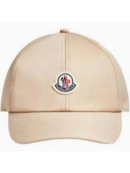 Czapka z daszkiem Moncler beżowa
