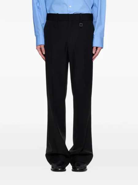 Pantaloni Wooyoungmi cu autograf negru